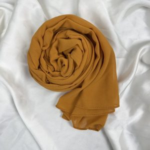 Georgette Chiffon Hijab-Mustard